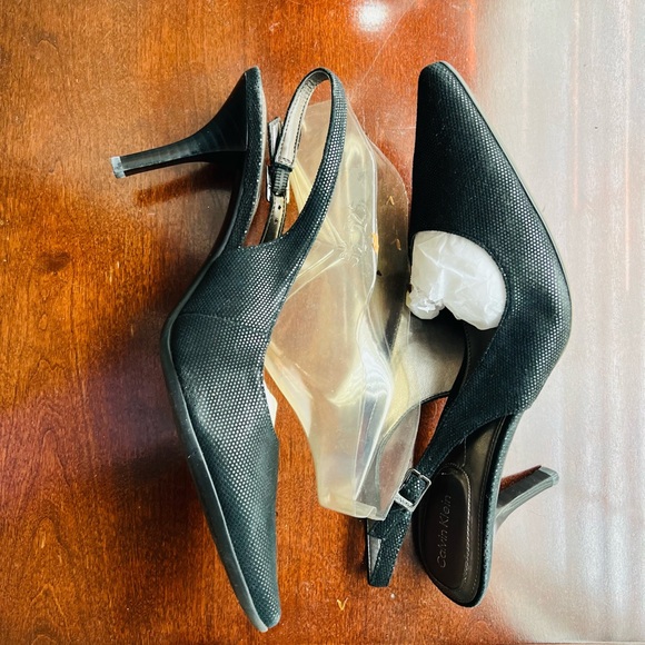 Black Calvin Klein Heels - Picture 7 of 10